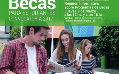 Becas para estudiantes. Convocatoria 2017