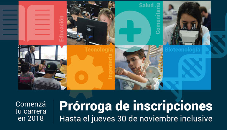 Prórroga inscripciones