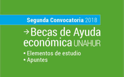 Segunda Convocatoria de Becas de ayuda económica UNAHUR 2018