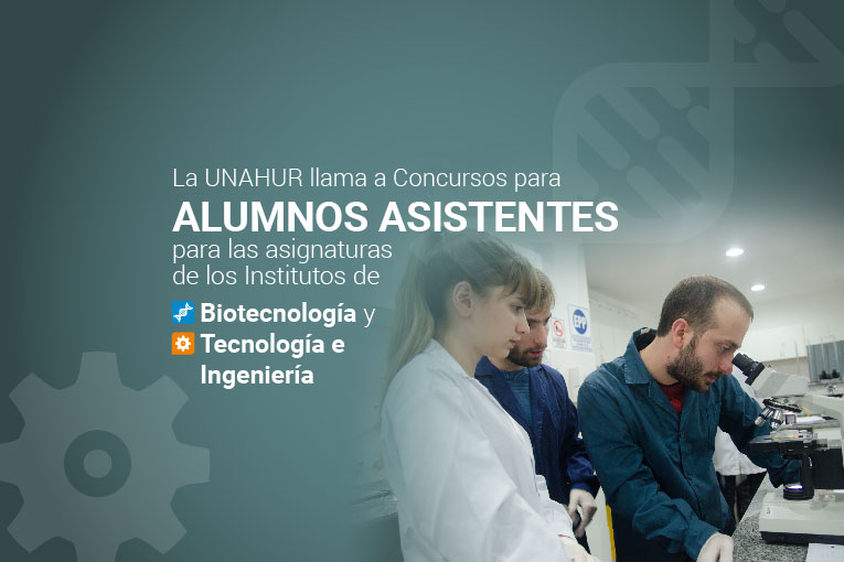 Concurso para alumnos asistentes: listado de aspirante y nómina del jurado