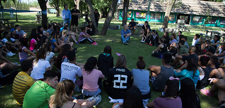 Segundo campamento de estudiantes del Profesorado en Educación Física en Areco