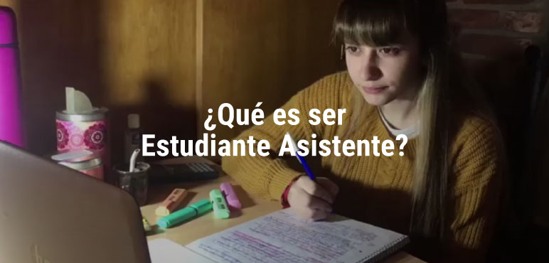 Charla informativa sobre concursos de Estudiantes Asistentes