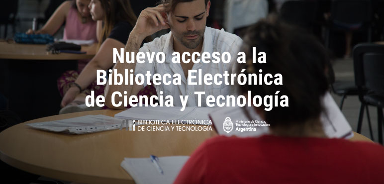 Acceso a biblioteca electrónica para docentes e investigadores