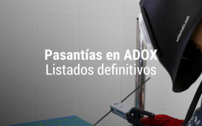 Listados definitivos de postulantes a pasantías en ADOX