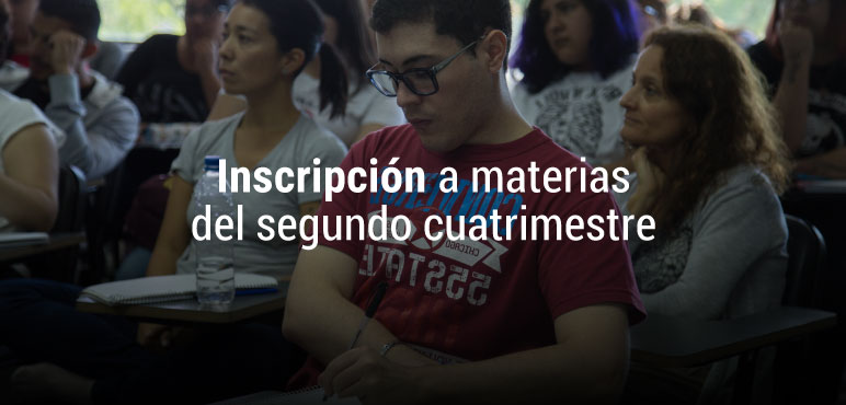 Inscripciones a materias: fechas para ingresantes y estudiantes