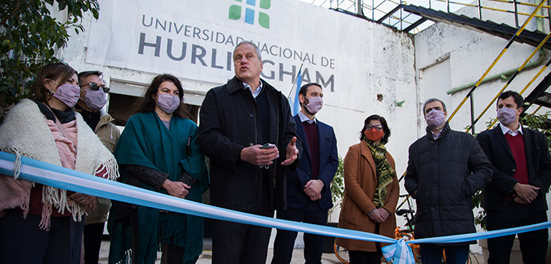 Se inauguró un gimnasio para prácticas pedagógicas y actividades socioeducativas