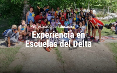 CONOCER OTRA REALIDAD.  Estudiantes del Prof. Univ. en Educación Física realizaron prácticas en escuelas del Delta.