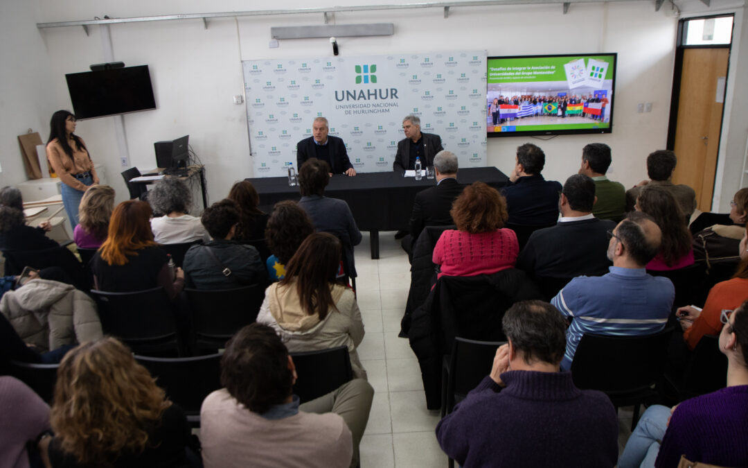 Jaime Perczyk recibió al Secretario Ejecutivo de la Asociación de Universidades del Grupo Montevideo (AUGM), Dr. Álvaro Rico.